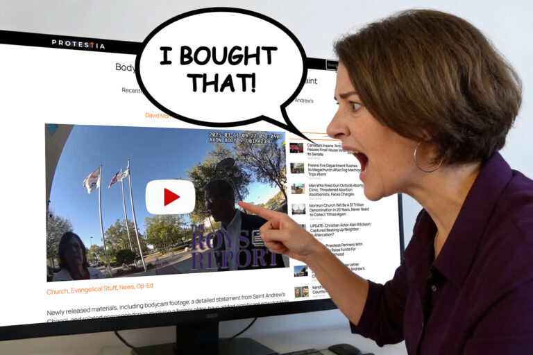 Julie Roys Abuses YouTube Copyright System to Remove Nichols Bodycam Footage From Protestia Article