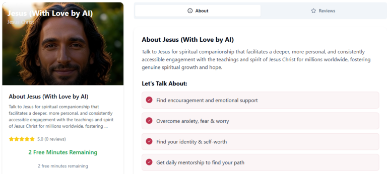 Tech Company Launches ‘Jesus AI’: Converse With The Lord of Glory For $1.99/Minute
