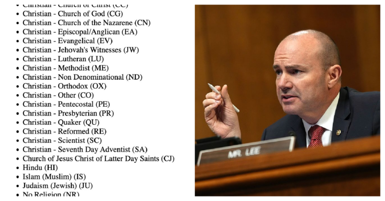 Prominent LDS Senator Mike Lee Says ‘Mormons’ To Be Added to Pentagon’s ‘Christian’ List