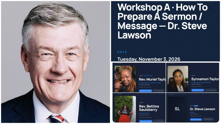Steve Lawson Briefly Appears As Conference Speaker, Then Is Purged From Website